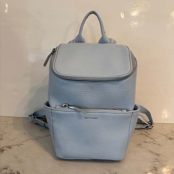 Matt & Nat Vegan Backpack Blue - Picture 7 of 7